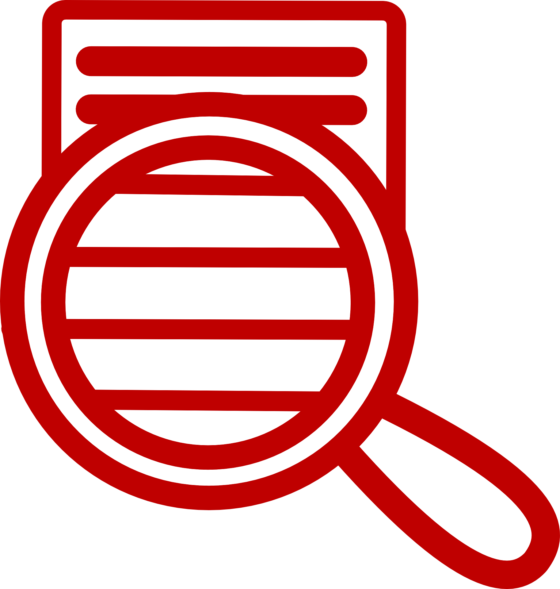 Forstørrelsesglass Logo.